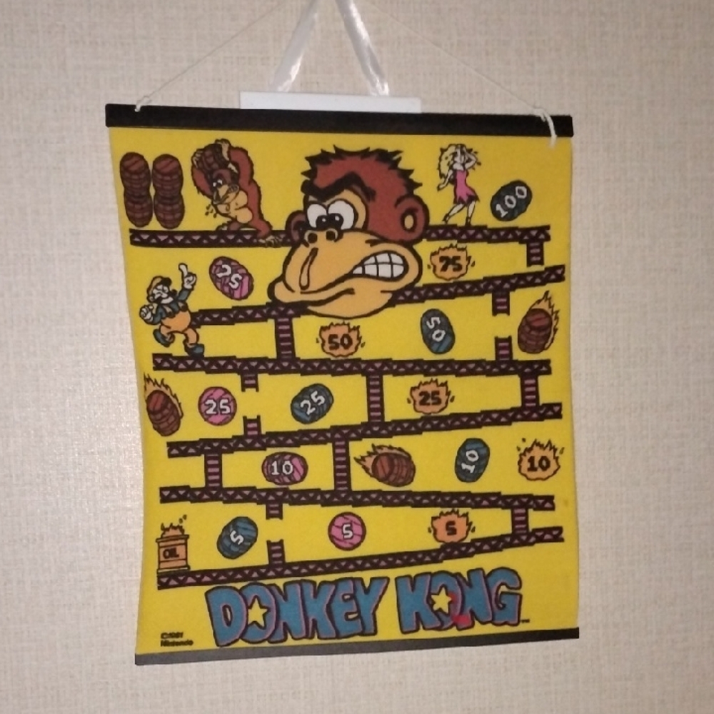 Nintendo Donkey Kong Yellow Poster